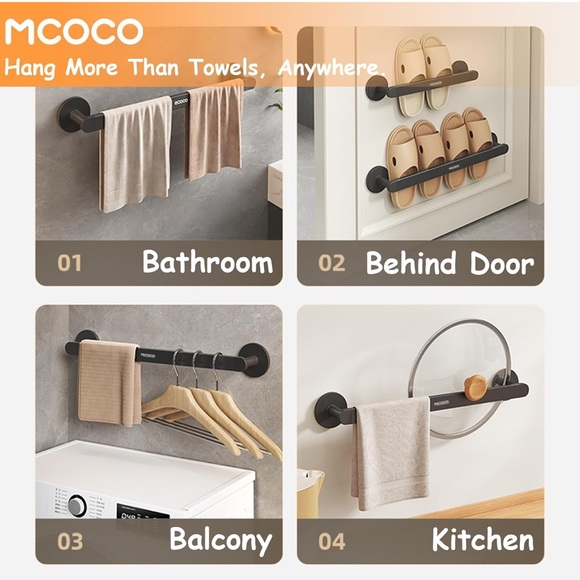 Grey Towel Rack Easy Assemble - Picture 6 of 6